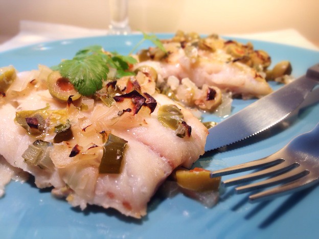 Healthy baked fish dinner recipe